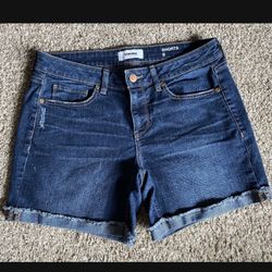 Women’s Denim Cuffed Shorts