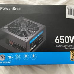 Powersec 650W 80 Plus Gold