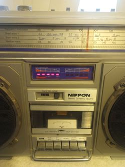 Nippon vintage 80s boombox huge 24 inch works