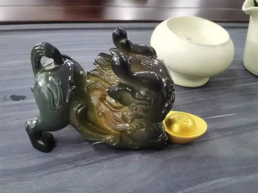 High-quality ornaments that can be raised, high-end color-changing Pixiu, fortune-attracting Zen tea toys, tea table tea table accessories, tea set ac