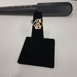 10k Letter H RING 