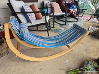 Hearthsong Lightweight Rocking Floor Hammock