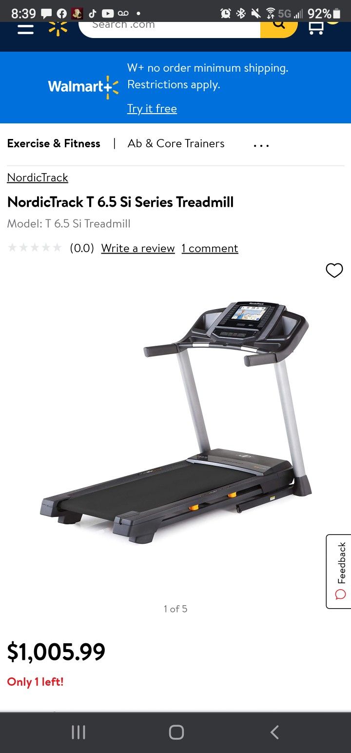 Brand New Nordictrack Treadmill 