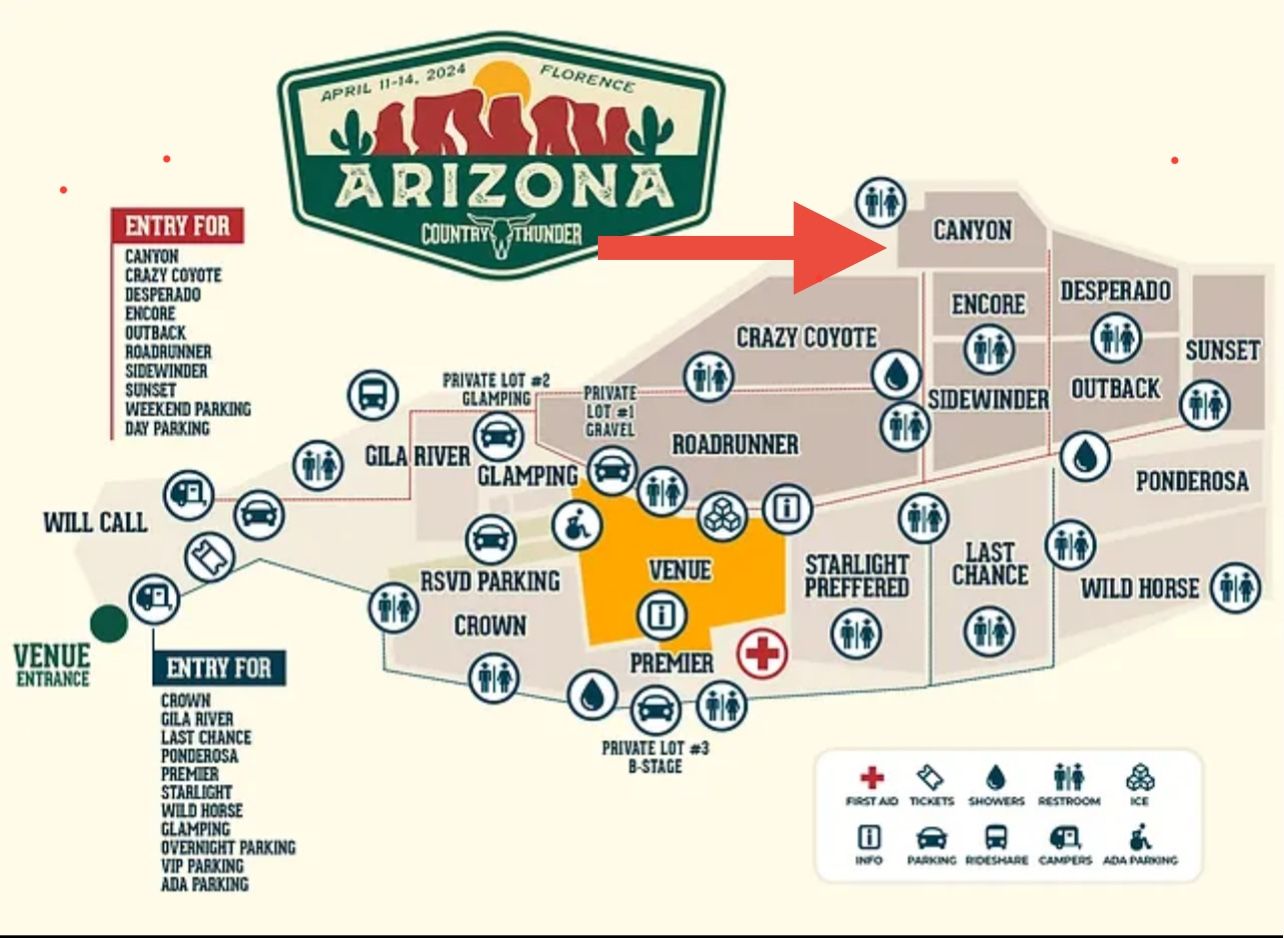 Country Thunder Campsites Canyon