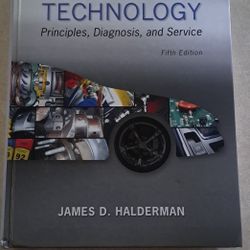 Automotive Technology - Principles, Diagnosis, and Service Fifth Edition