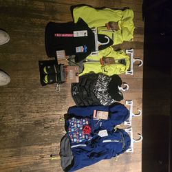 ALL BRAND NEW WITH TAGS ATTACHED SMALL DOGGIE/ CAT CLOTHES FOR COLD WEATHER AND RAIN