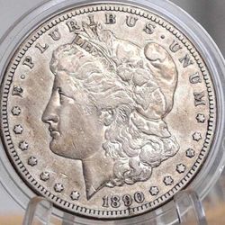 1890-CC Morgan Dollar 