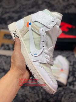 Off-White x Air Jordan 1 Retro High OG”All White“AJ1