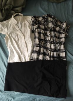 Express Design Studio - size S (shirts) and size 6L (pants)