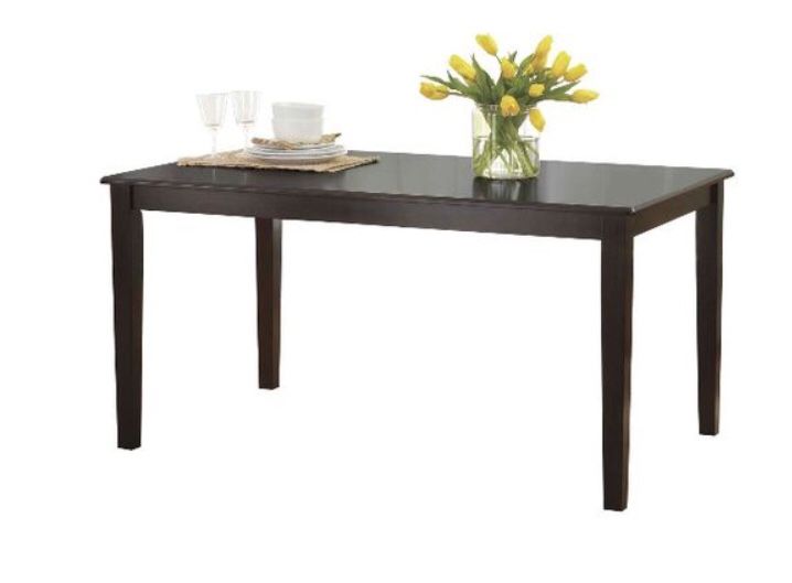 Better Homes and Gardens Bankston Dining Table, Expresso finish A13-9186