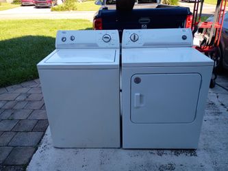 Analog Whirlpool washer and dryer set