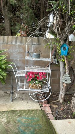 Vintage flower cart
