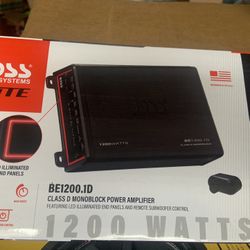 Boss Elite 1200.1D D Class Mono Block Amp
