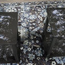 2 Nice Black Wood Side Tables