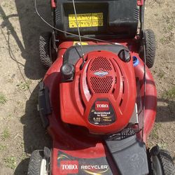Mower with bag