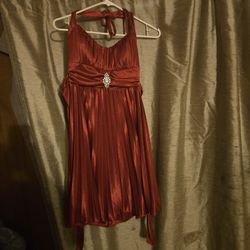 Red Halter Dress