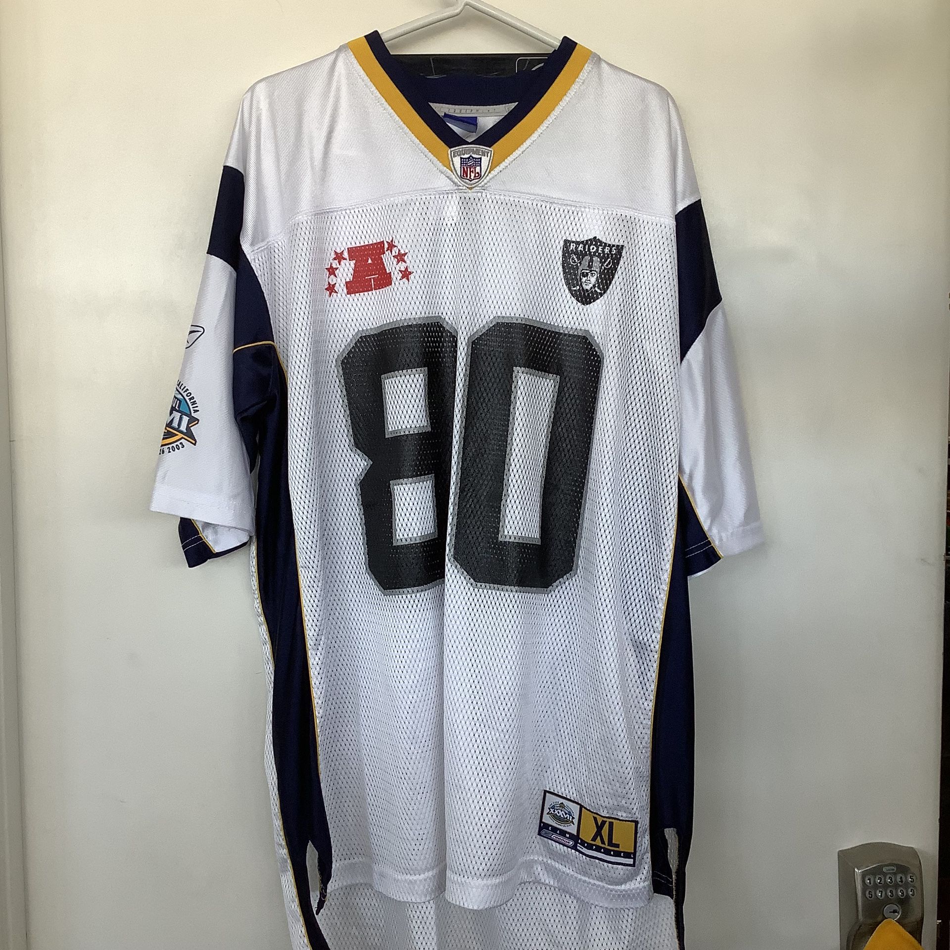 *RARE* Reebok Raiders Super Bowl XXXVII Game Jersey XL 