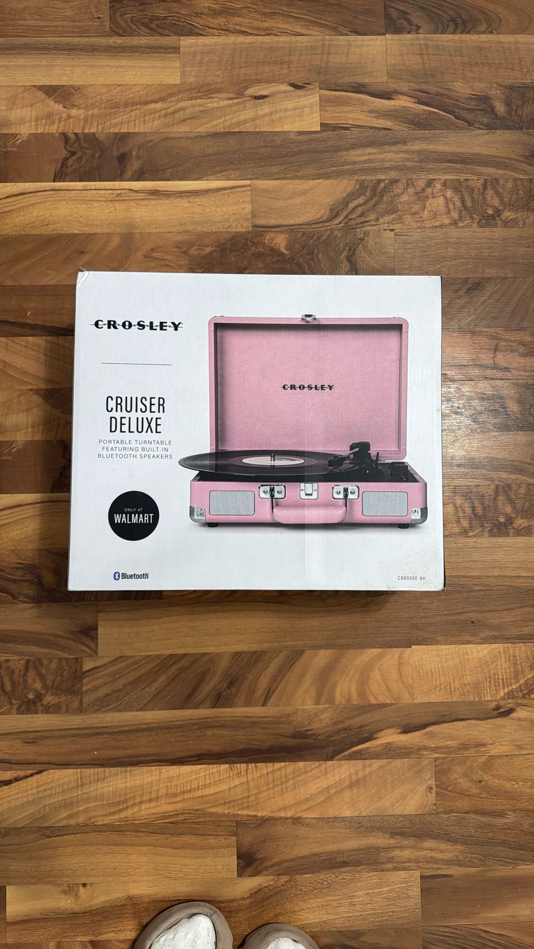 Pink Crosley Record player