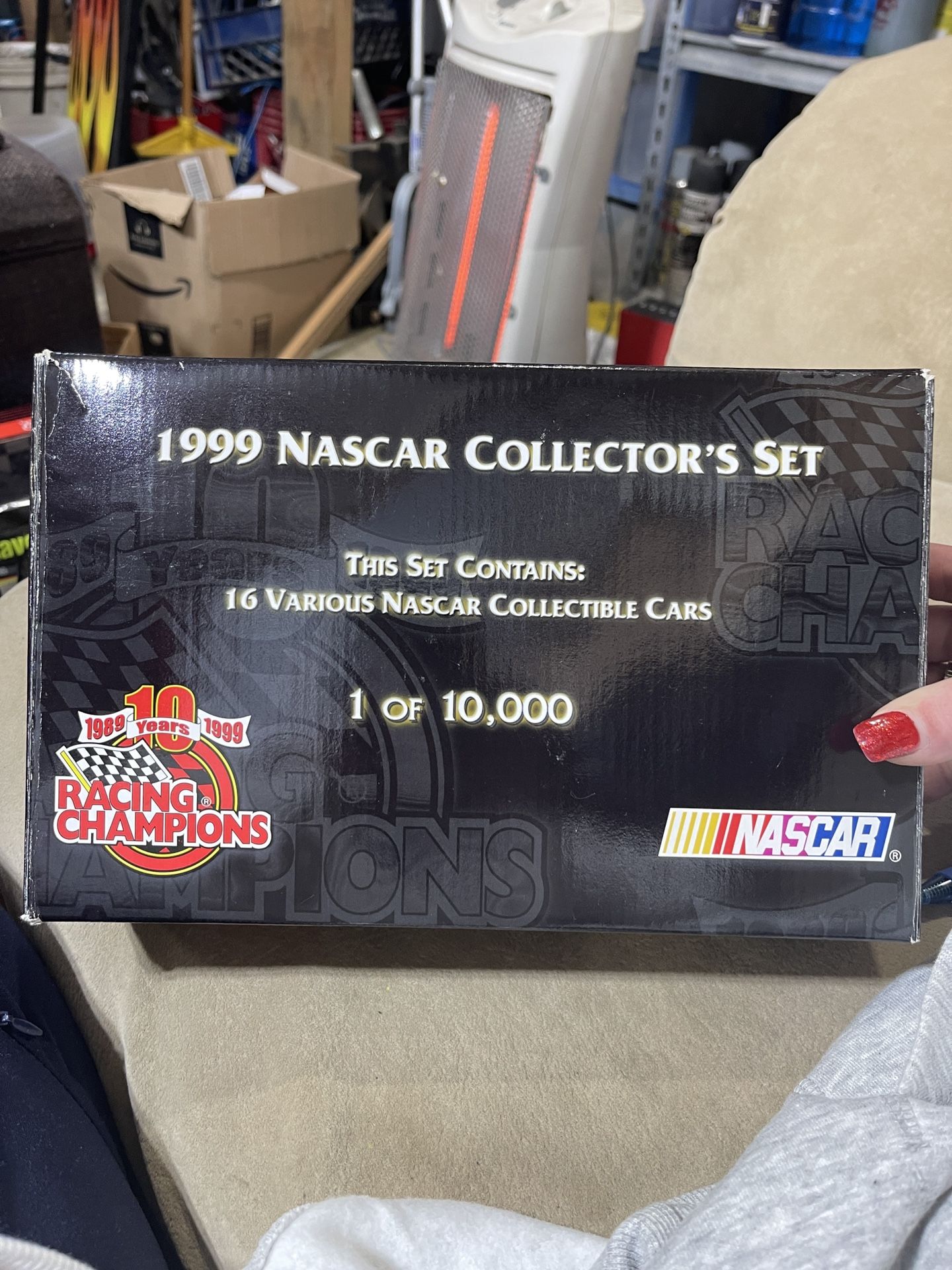Racing Champions 1999 Nascar Collector's Set of 16 Cars with Cards & COA