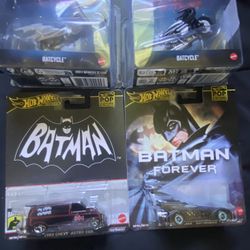 Hotwheels Batman Lot Of 4 