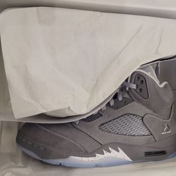 Jordan 5 Wolf Grey Size 10