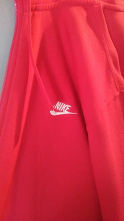 4xl Nike zip up hooded sweatshirt