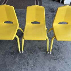 3 Kids Schools Desk Chairs 