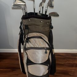 Knight Golf Bag With Assorted Irons