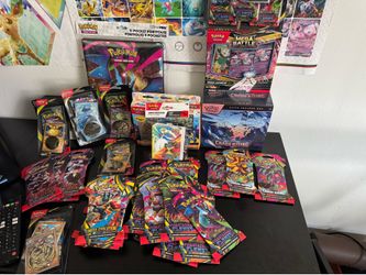 Sealed Pokemon Card Lot (Mega Evolutions, Phantasmal flames, Chaos Rising) Negotiable