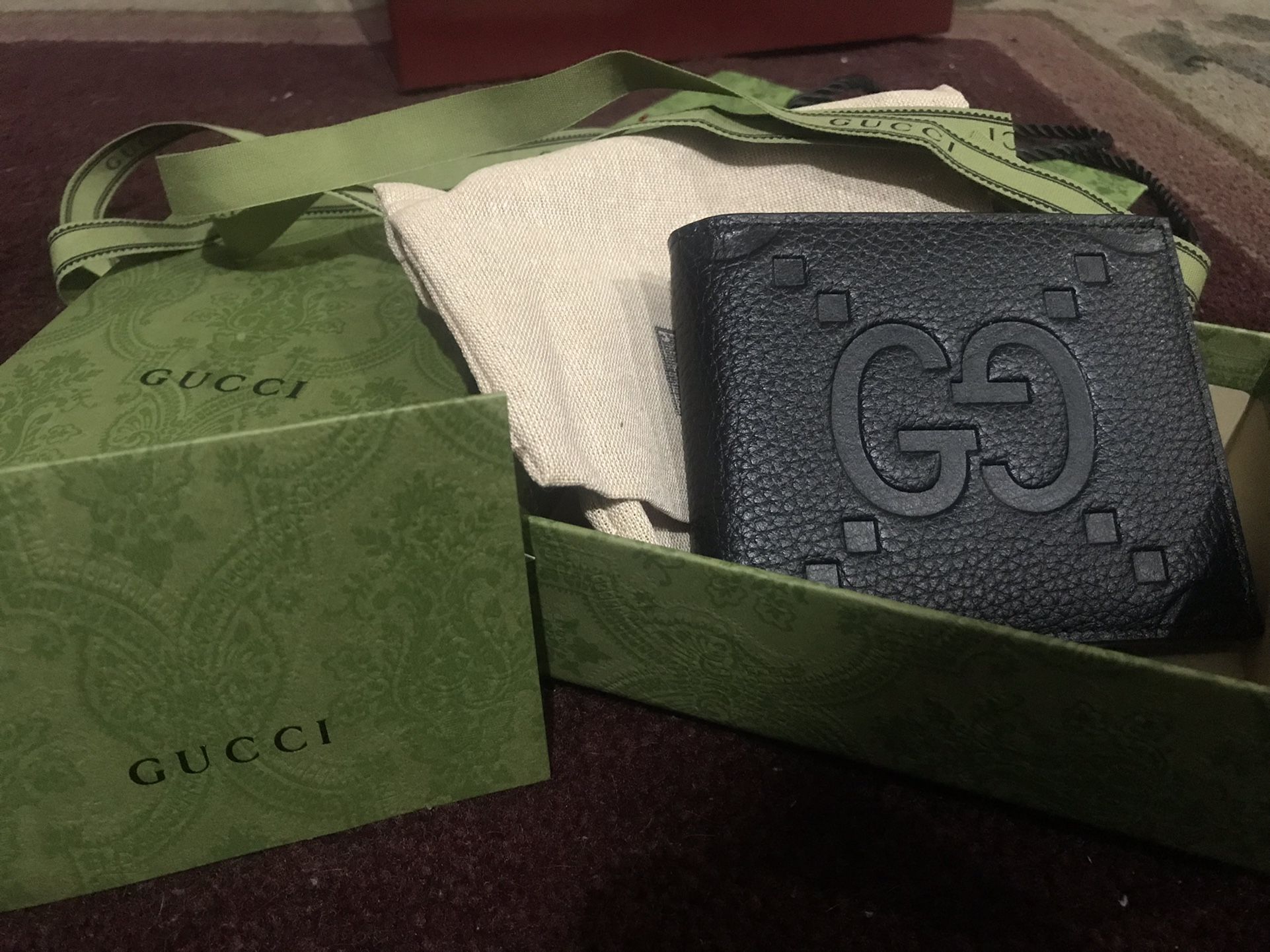 GUCCI Jumbo gg Marmont Wallet New