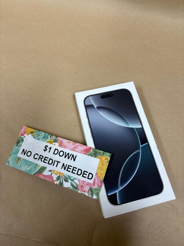 Apple IPhone 16 Pro Max 5G - Only $1 Today Pay The Rest Later!