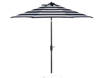 Uv Resistant Iris Fashion Line 9Ft Auto Tilt Umbrella
