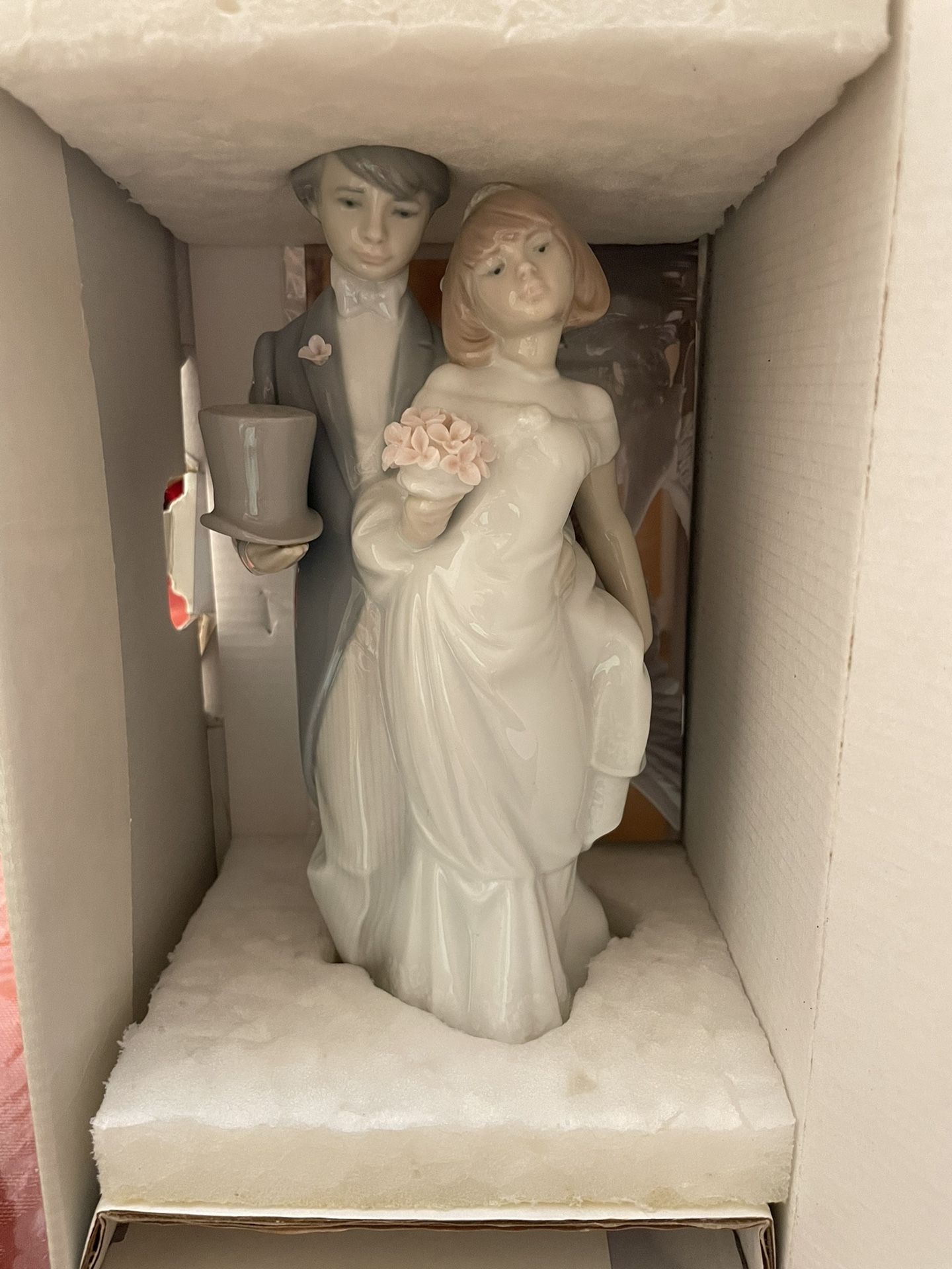 Lladro Wedding Bells Bride And Groom With Music Brand New 
