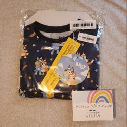 Little Sleepies Bluey 2 Piece 12-18m