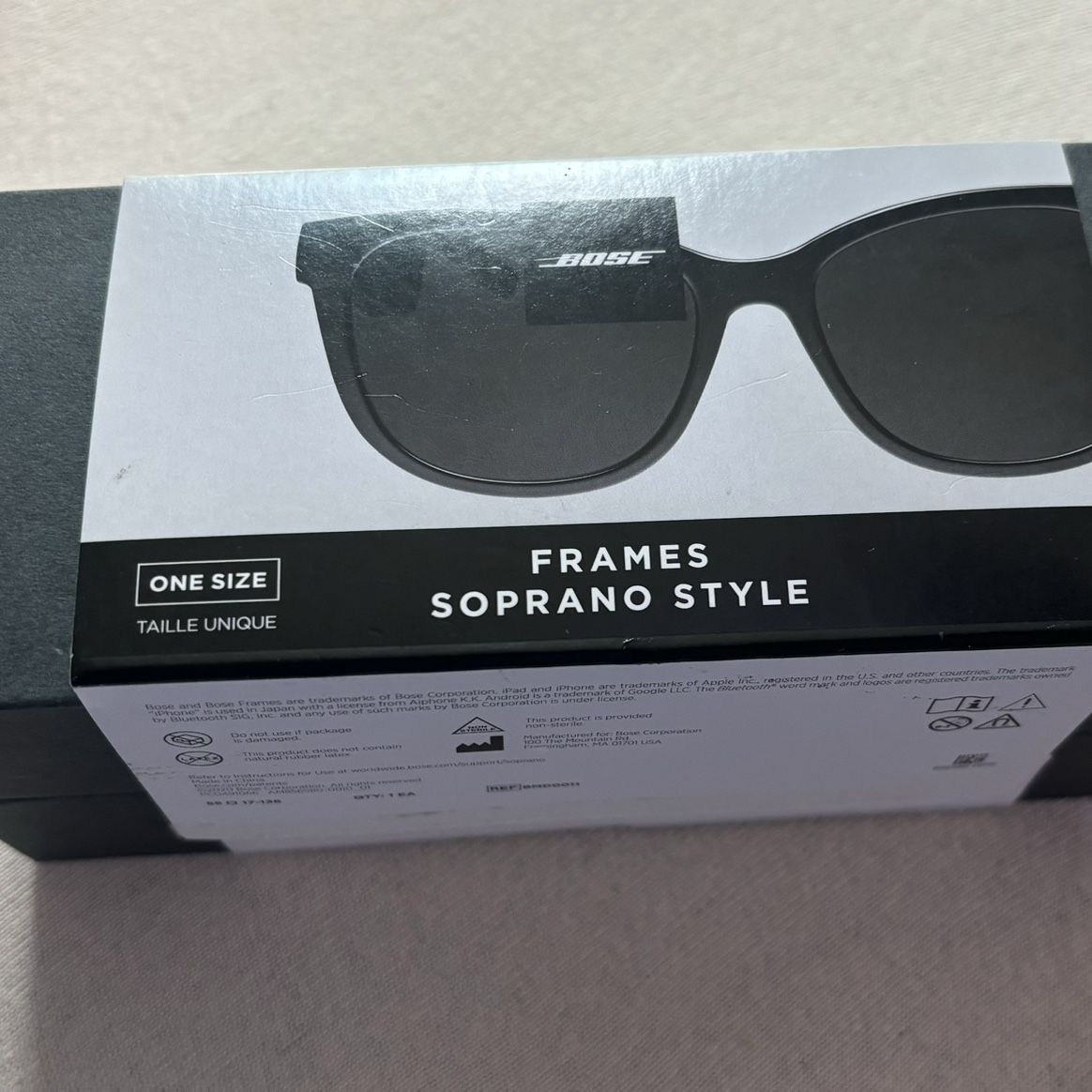 Bose Frames Tenor Unisex  Mirrored Polarized Black sunglasses With Bluetooth