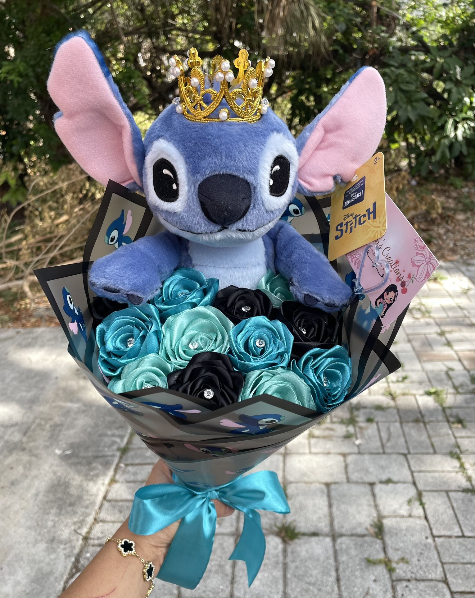 Stitch Bouquet, Roses, Eternal Flowers