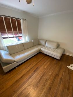 Jason furniture L shaped sectional Faux leather.