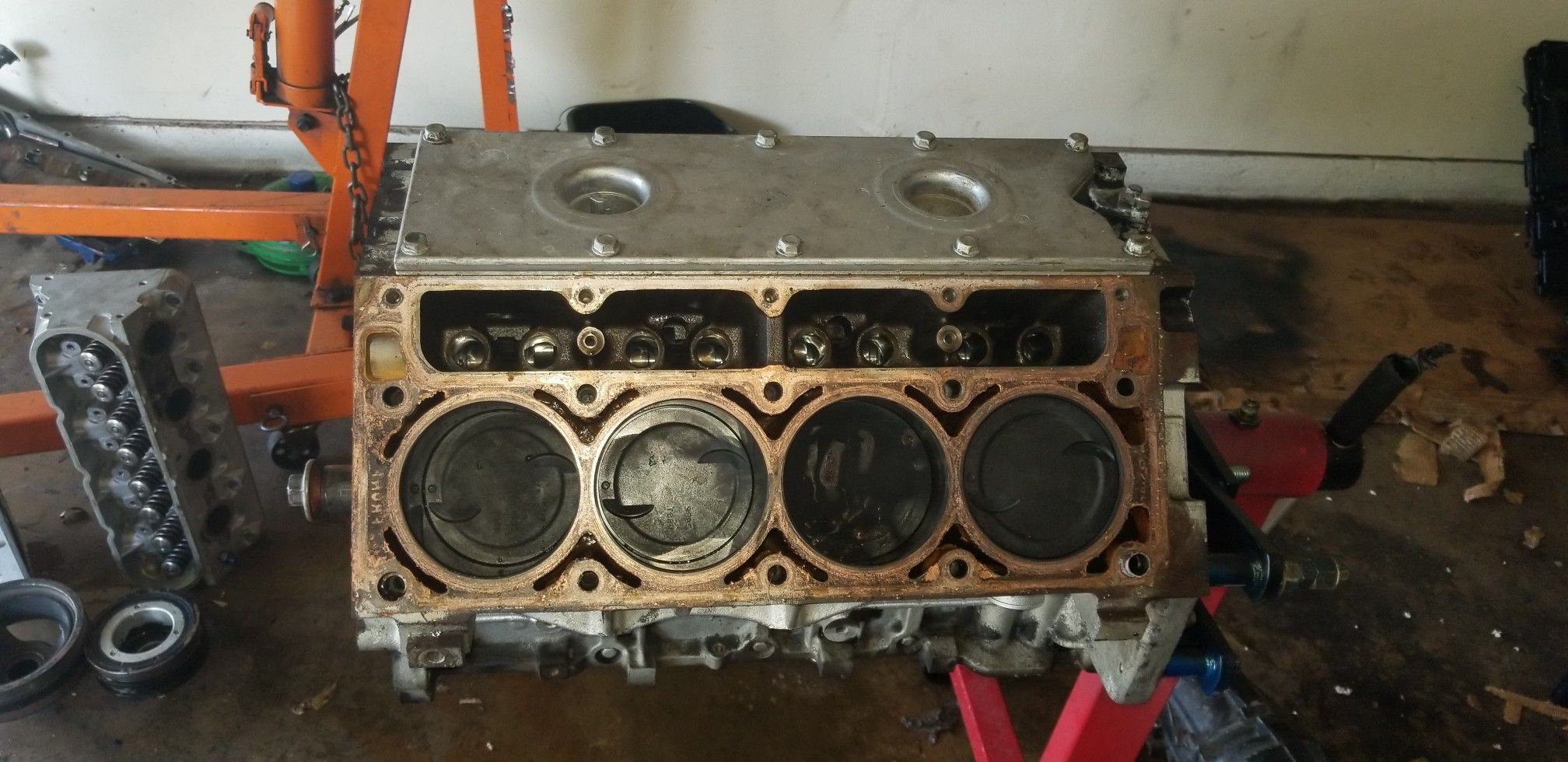 6.0 Ls short block Complete!! Need rebuild,cam and timing sold separately.