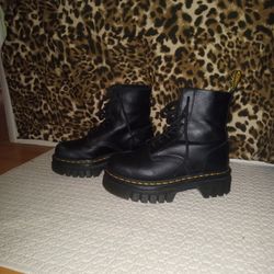 Black Doc Martin Platforms