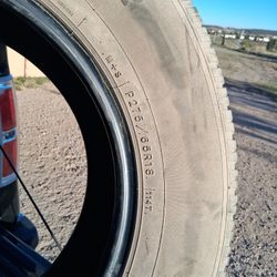 Good Year Wrangler Tire ,was used for spare one time.  P275-65R18