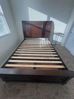 Queen bed frame obo