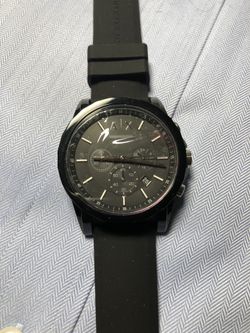 Armani Exchange Silicone Band watch