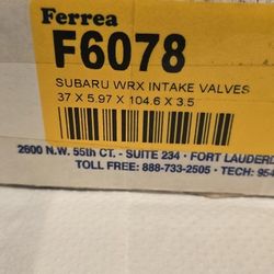 Subaru Ferrea +1MM INTAKE VALVES