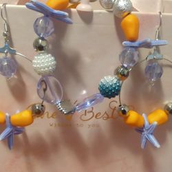 Handmade Coastal Collection Bracelets And Earrings Set