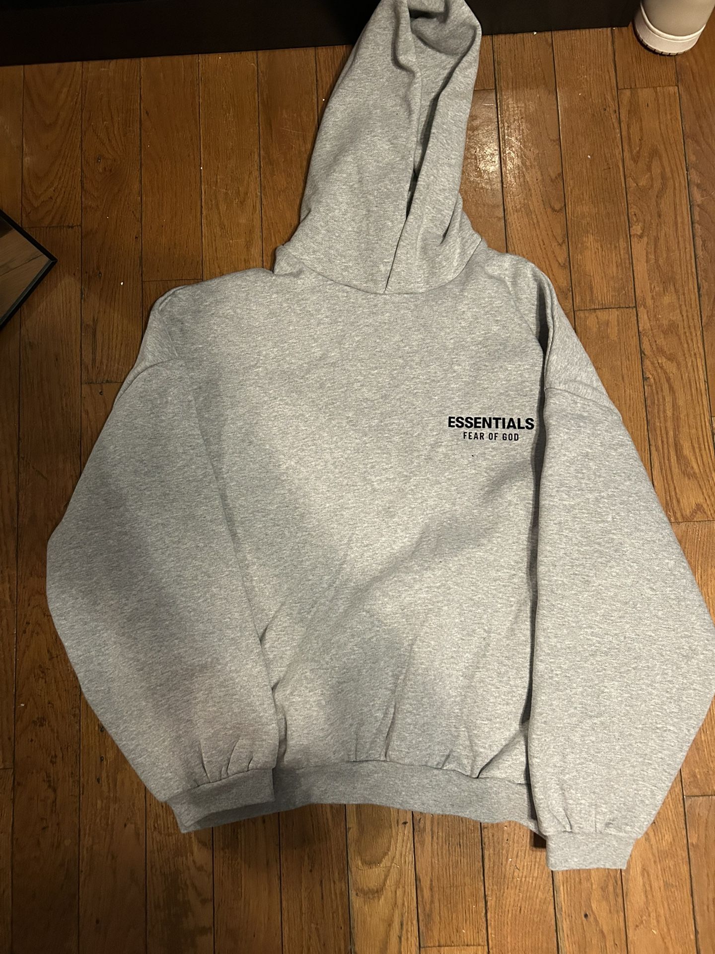 Fear of God Essentials Fleece Hoodie Light Heather Grey