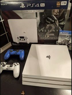 Præfiks ordbog filthy Sony PS4 Pro 1TB White Destiny 2 Limited Edition+ 13 Games + 2 controllers  for Sale in Los Angeles, CA - OfferUp