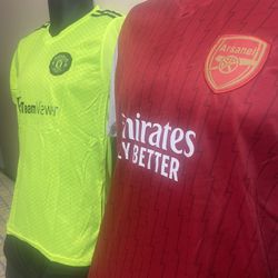 Arsenal And United Fan Jerseys With Short
