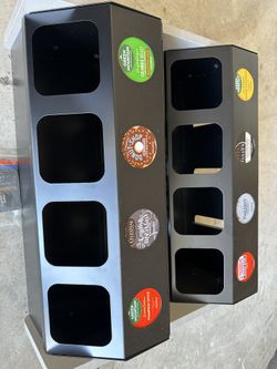 Premium K-Cup Pod Storage Rack, 8-Sleeve, NEW OPEN BOXÂ