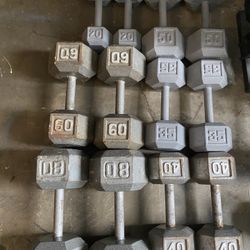 Hex Dumbells 79c A Pound