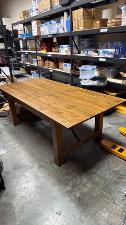 Folding wooden tables